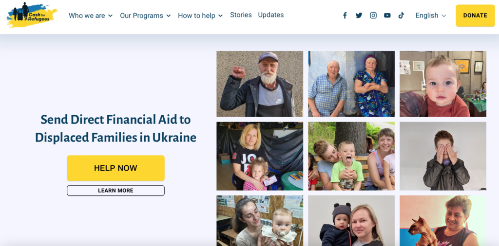 Cash for Refugees' mission: Send direct financial aid to displaced families in Ukraine